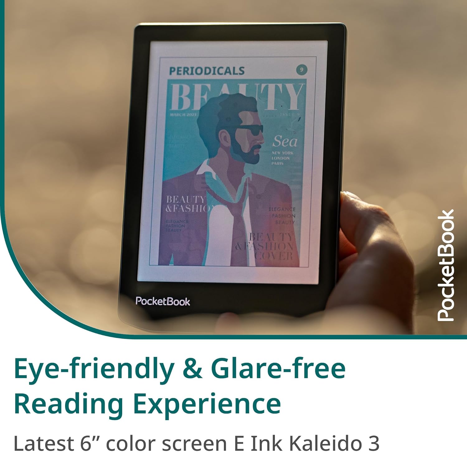 PocketBook Verse Pro Color - 6" E Ink Kaleido 3 Colour E-Reader | 253-PB634K3-1-WW