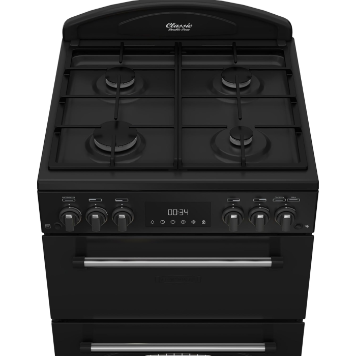 Leisure Classic 60cm, Gas Cooker, Black | CLB60GCK