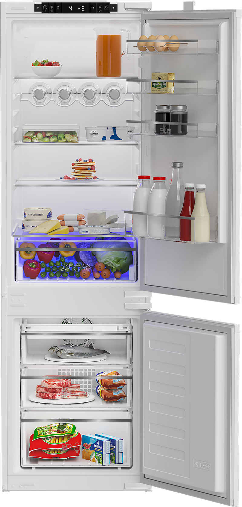 Blomberg Integrated 70:30 Combi Fridge Freezer | KNE4554EVi