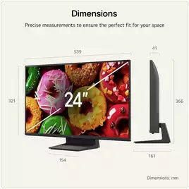 LG 24" Smart Full HD HDR LED AI TV | 24LB70006LA.AEK