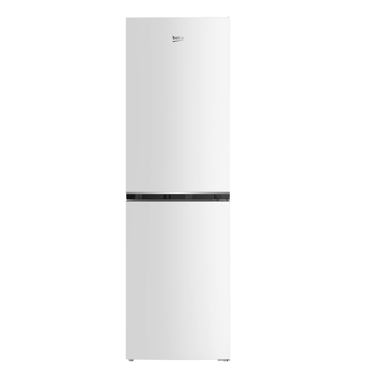 Beko 257L 60/40 Fridge Freezer with Large Salad Crisper - White - front view
