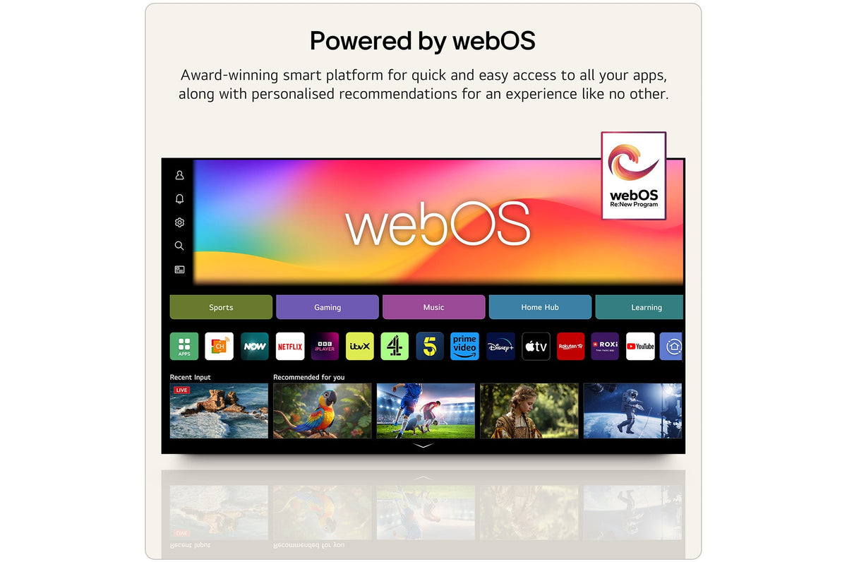 LG 50" QNED72 QNED AI Mini LED 4K Smart TV (2026) - webOS 26