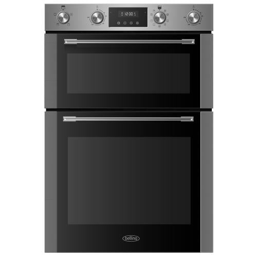 BELLING BUILT IN EYE LEVEL DOUBLE OVEN - SS | BI904MFSTA