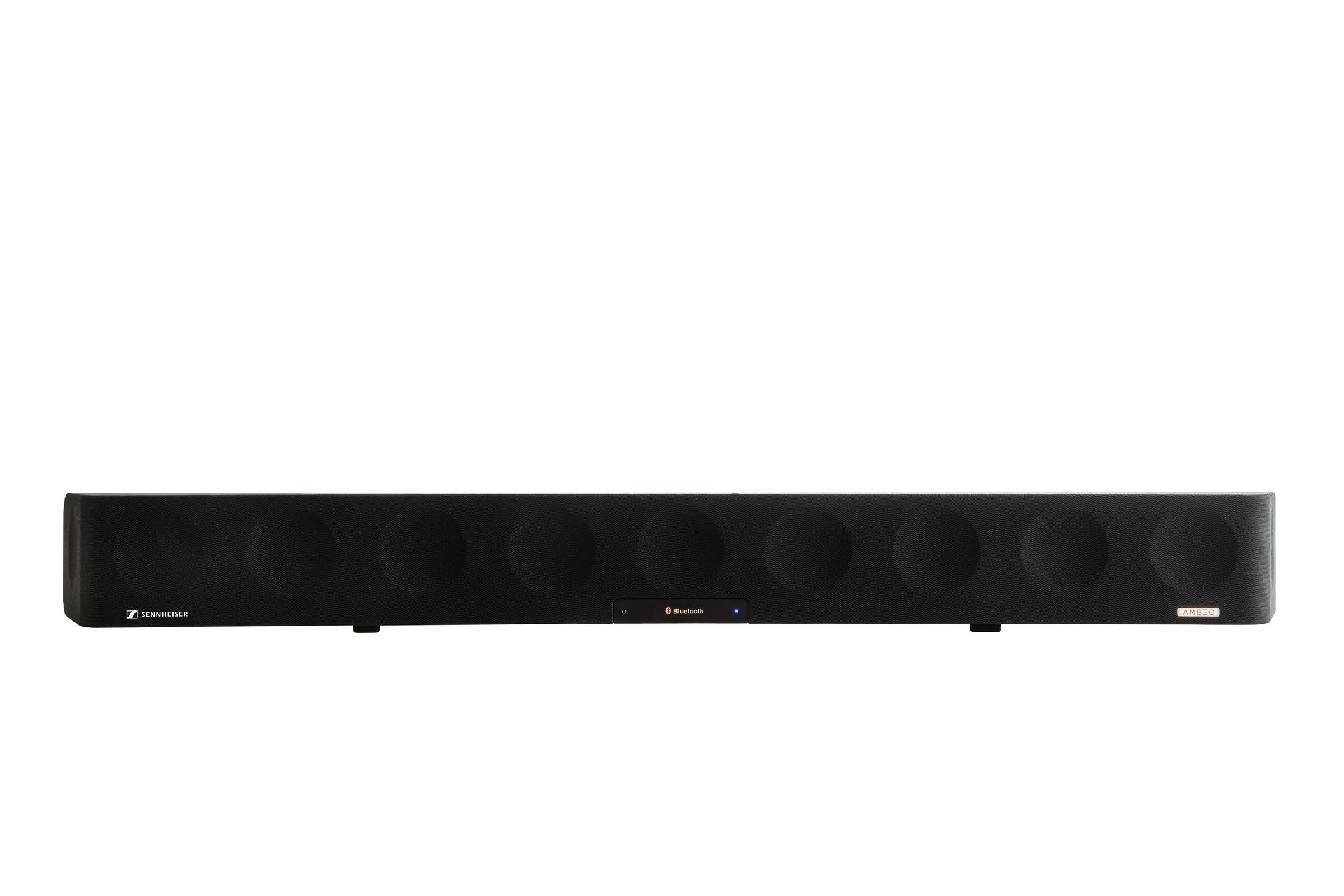Sennheiser AMBEO Soundbar Max Black — straight-on center view