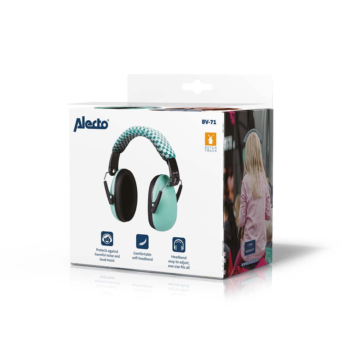 Alecto BV-71GN Green children's hearing protection product image 6