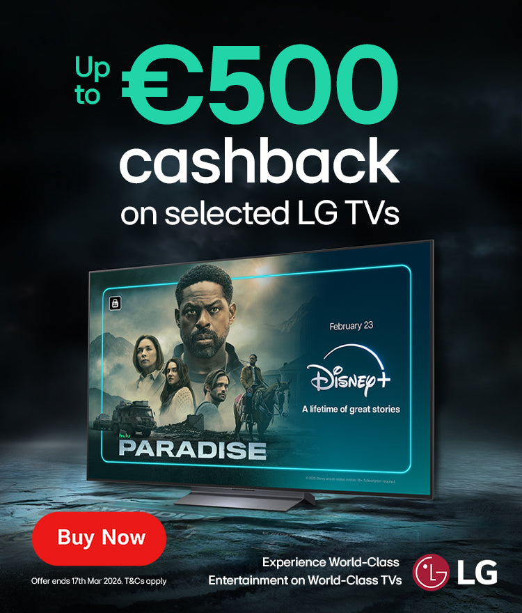 Get up to €500 Cashback on LG