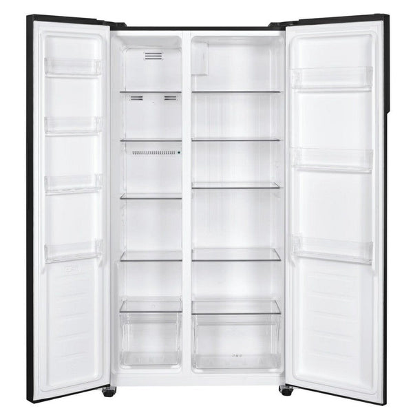 Candy 177x91CM Frost Free American Fridge Freezer - Black | CHSBSV5172EBKN Candy American Fridge Freezer Euronics Ireland