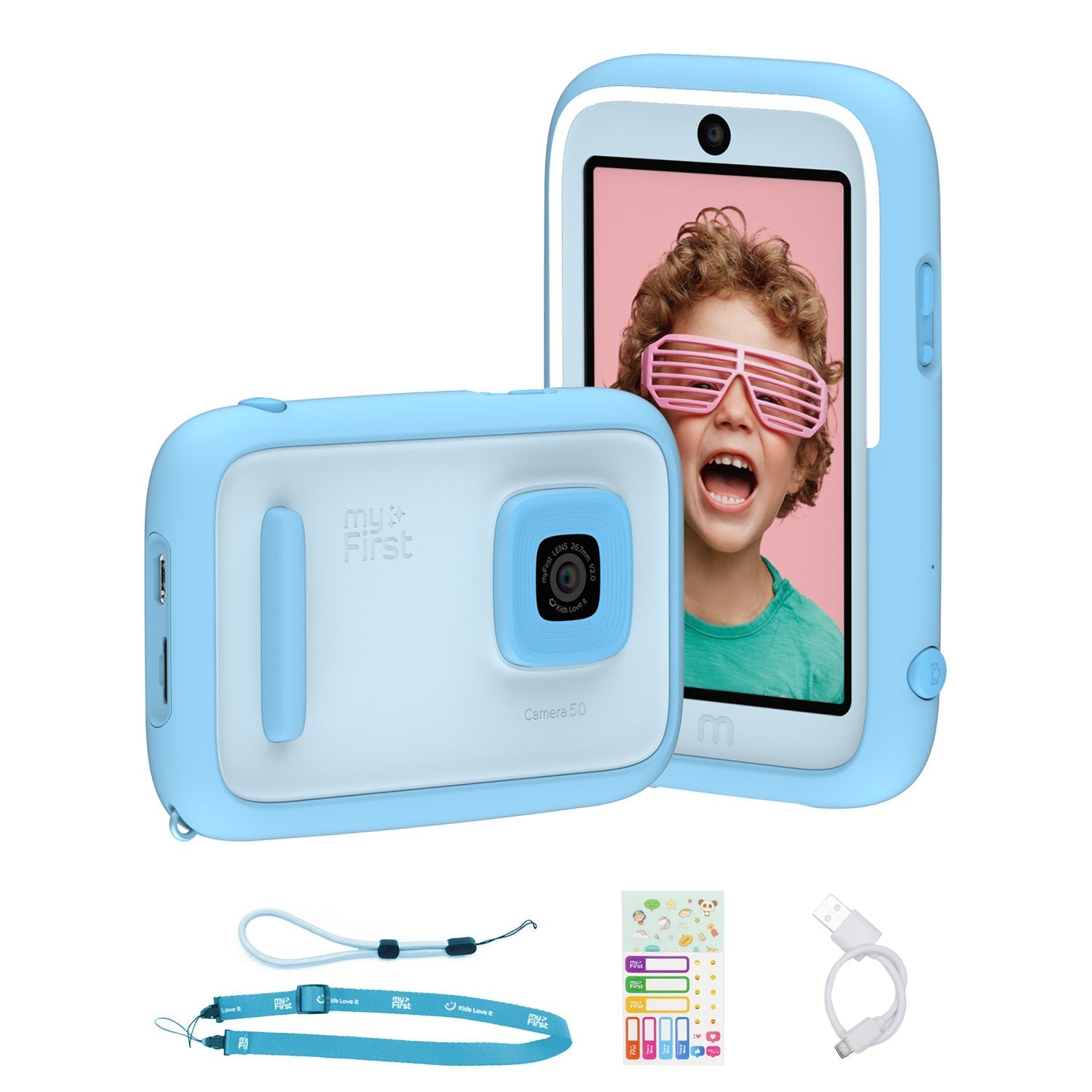 myFirst Camera 50 - 50MP Kids Camera with 4K Video & 3" Touchscreen - Blue | 256-FC4001SA-BE01