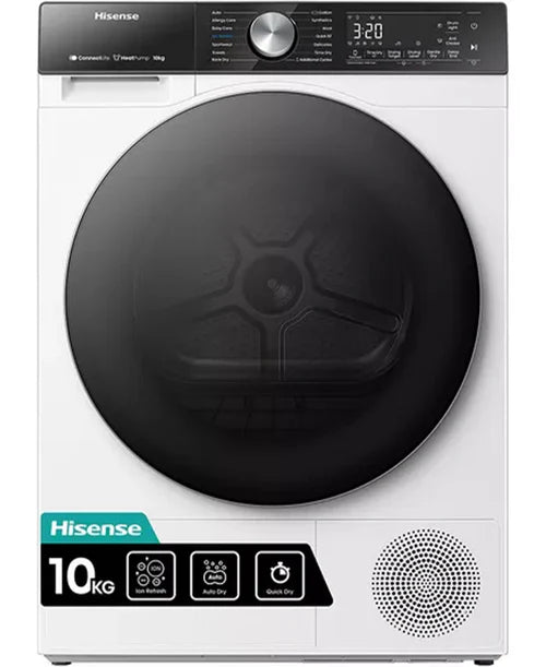 Hisense 10 kg WiFi Heat Pump Tumble Dryer | DH5S102BW