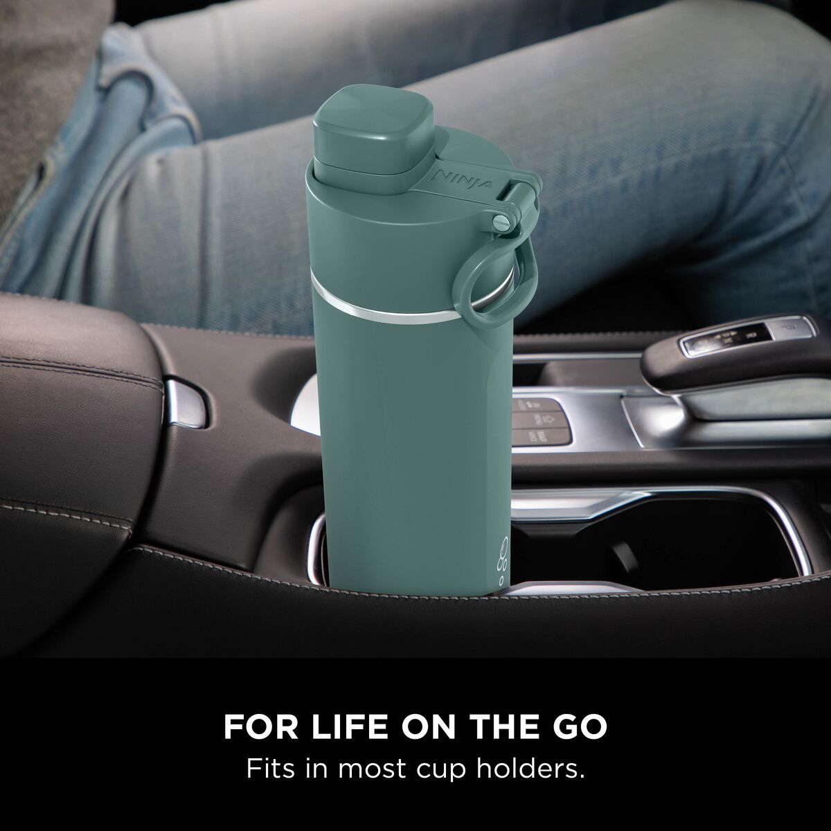 Ninja Thirsti Insulated Travel Bottle 700ml Evergreen product image
