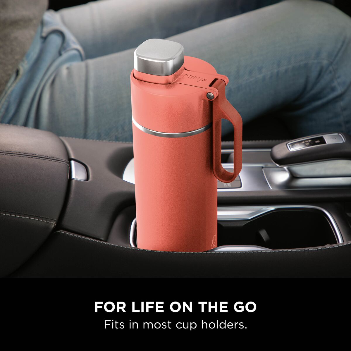Ninja Thirsti Insulated Travel Bottle 700ml Coral product image