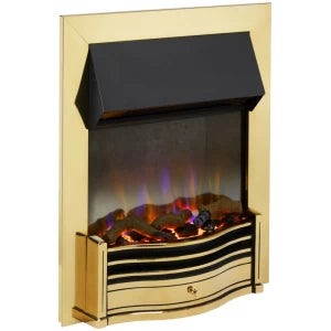 Dimplex Dumfries Optiflame 3D Inset Electric Fire | Brass