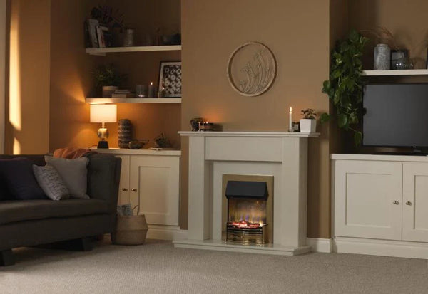 Dimplex Dumfries Optiflame 3D Inset Electric Fire | Brass