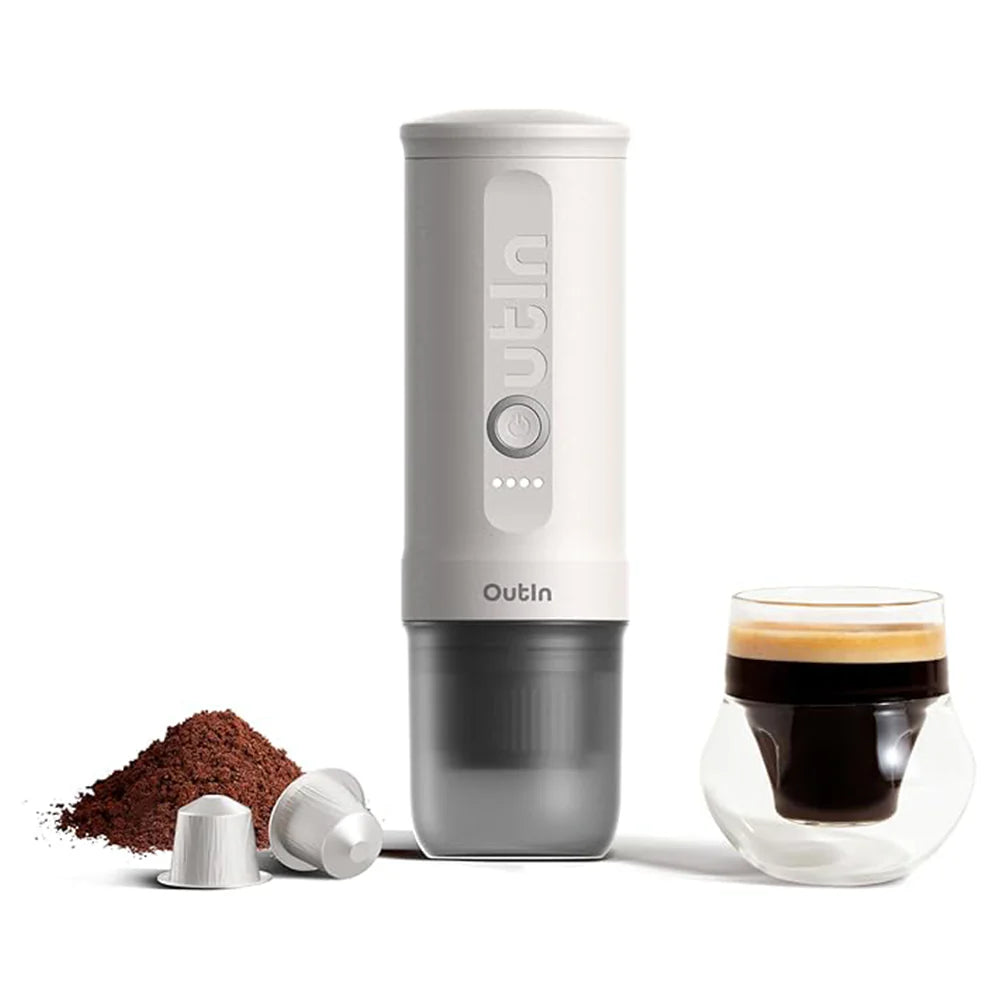 OutIn Nano Portable Electric Espresso Machine (Pearl White) | OTEM-01-PW