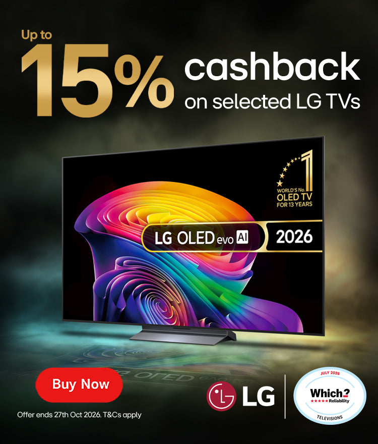 Get Cashback on Selected LG Models