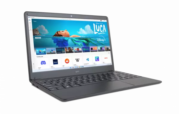 Geo Computers GeoBook 140 Laptop 35.8 Cm (14.1") HD Intel® Celeron® N N4020 4 GB LPDDR4-SDRAM 64 GB EMMC Wi-Fi 5 (802.11ac) Windows 11 Home In S Mode Grey