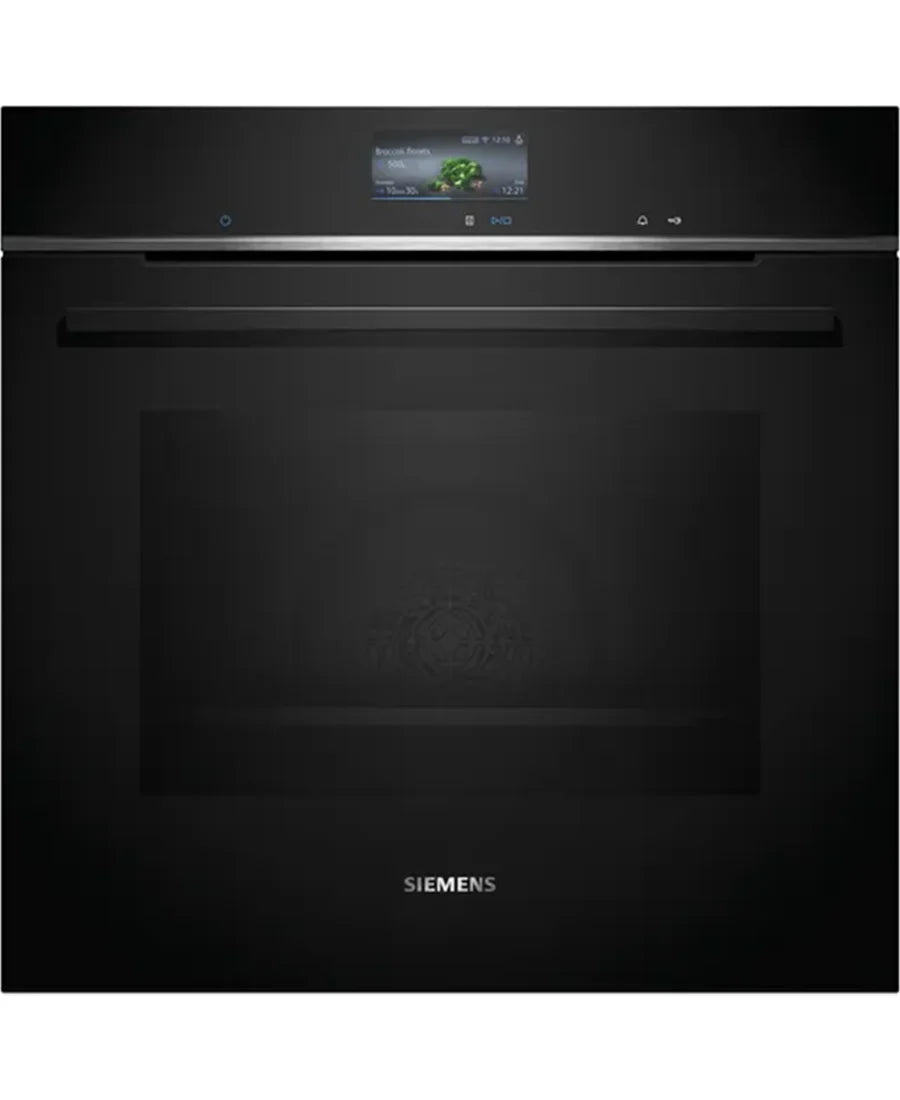 Siemens iQ700, Built-in oven, with Voice Assistant, 60 x 60 cm, Black | HB776G1B1B