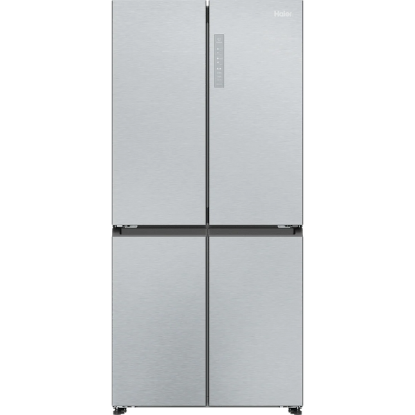 Haier Cube 83 Series American Fridge Freezer – Silver | HCR3818ENMG