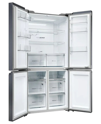 Haier Cube 90 Series 5 Multi Door Fridge Freezer - Brushed Black | HCR5919ENMB