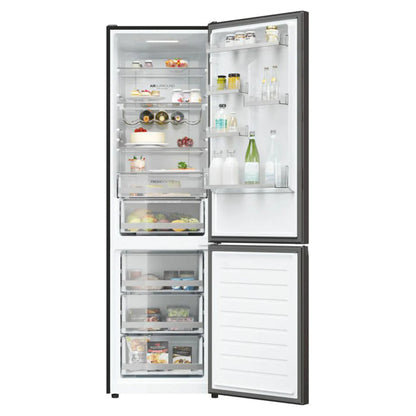 Haier 200X60CM Freestanding Fridge Freezer - Graphite | HDW3620DNPD