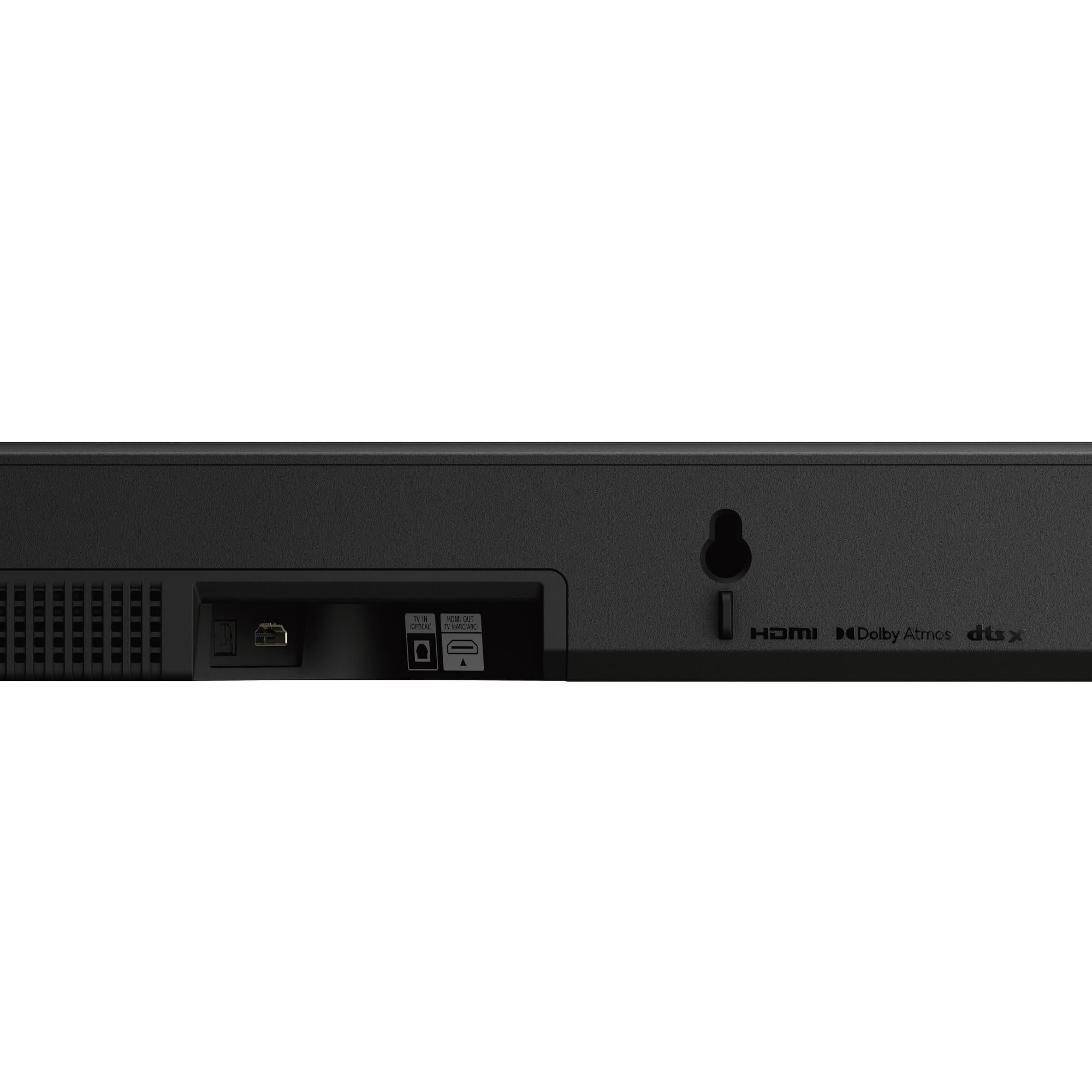 Sony HT-S2000 3.1ch Dolby Atmos Soundbar - Black - rear and connection view