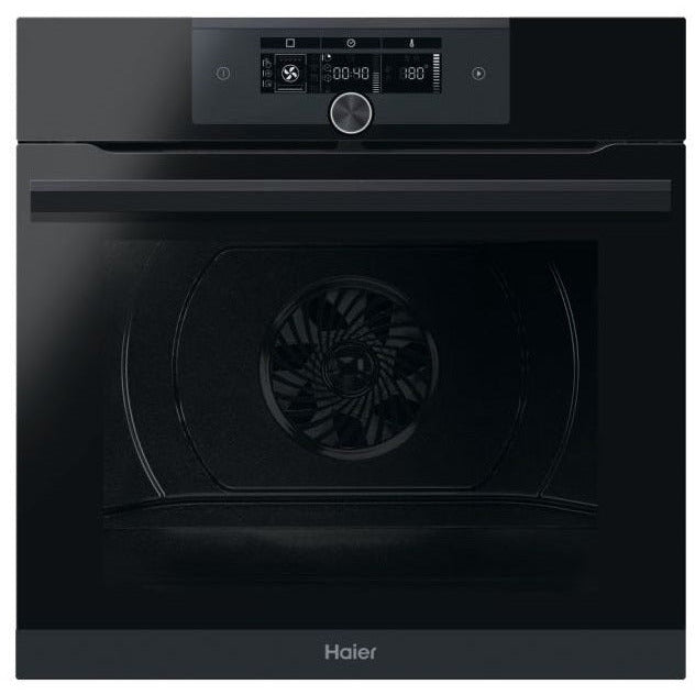 Haier I-Turn Series 6 70L Built-In Electric Single Oven - Black | HWO60SM6F8BH