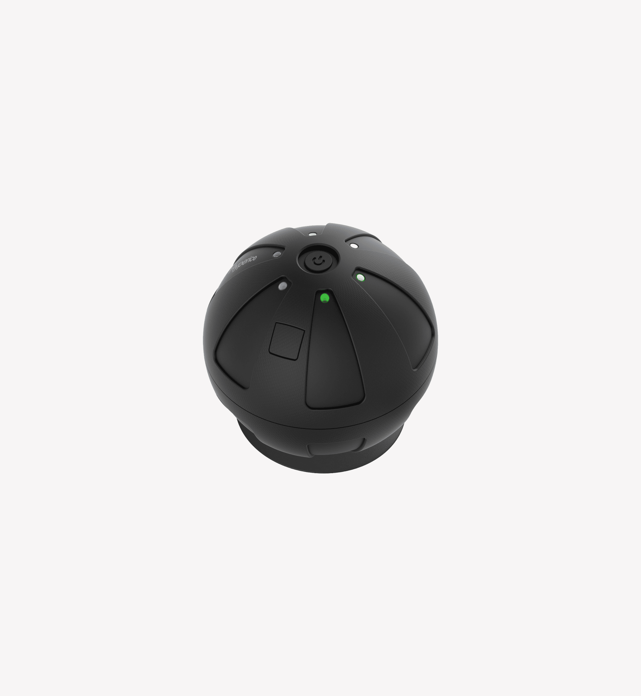 Hyperice Hypersphere Go black massage ball — alternate angle