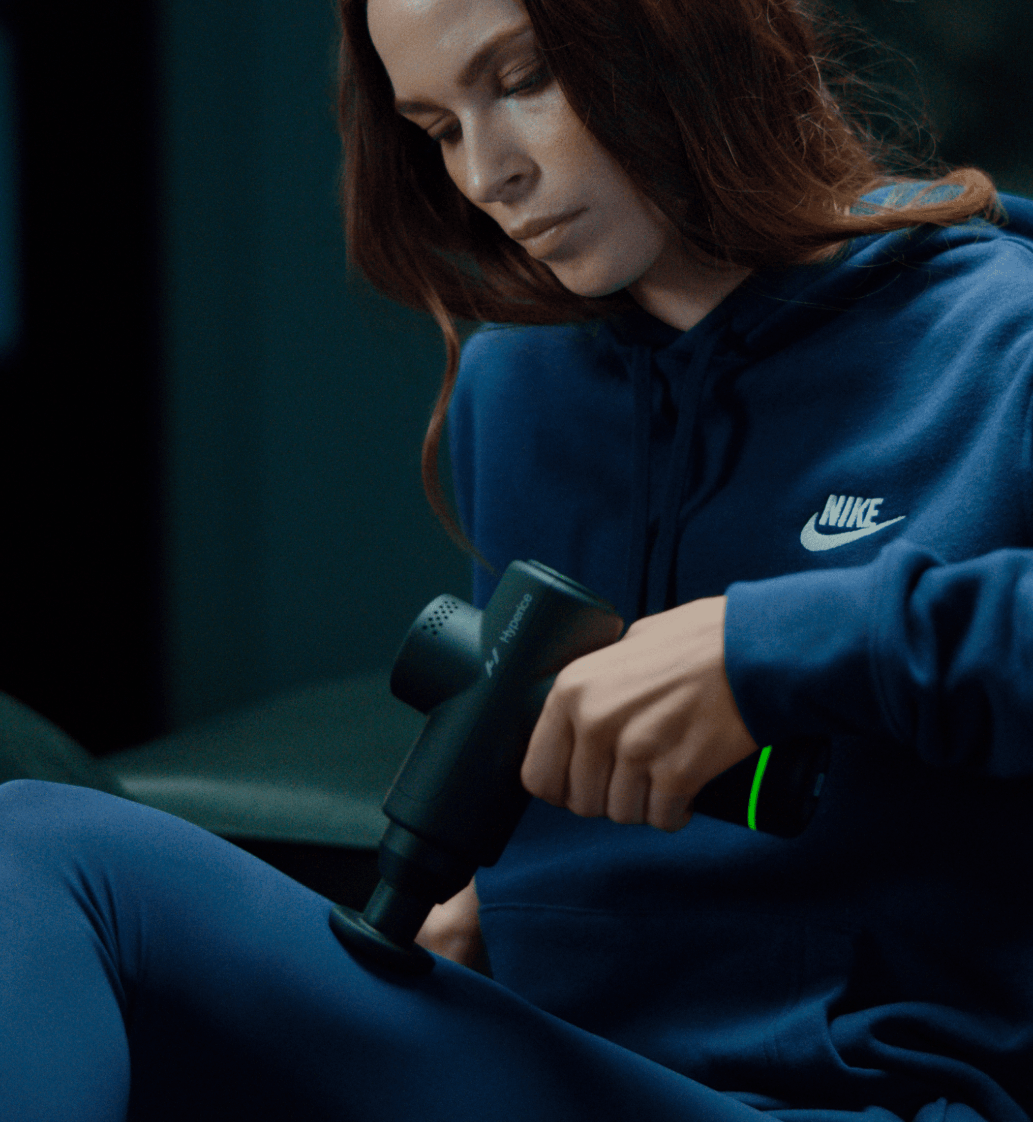 Hyperice Hypervolt Go 2 black massage gun — additional angle