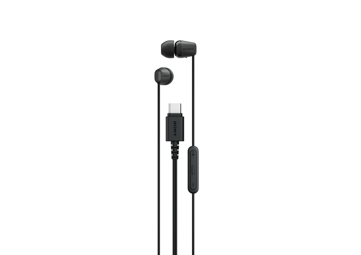 Sony IER-EX15C USB-C Wired In-Ear Earphones - Black - product view