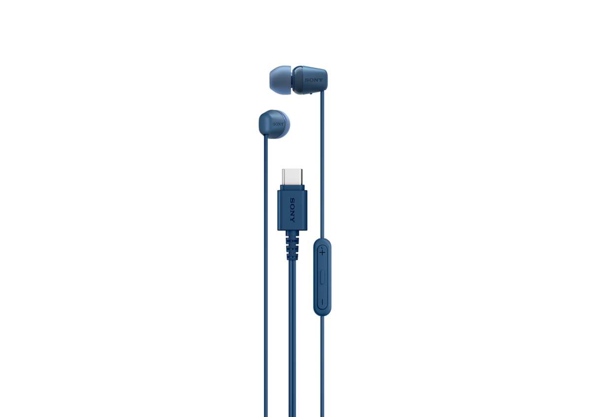 Sony IER-EX15C USB-C Wired In-Ear Earphones - Black - product view