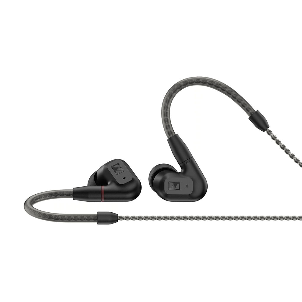 Sennheiser IE 200 Audiophile Earphones Black — studio pair