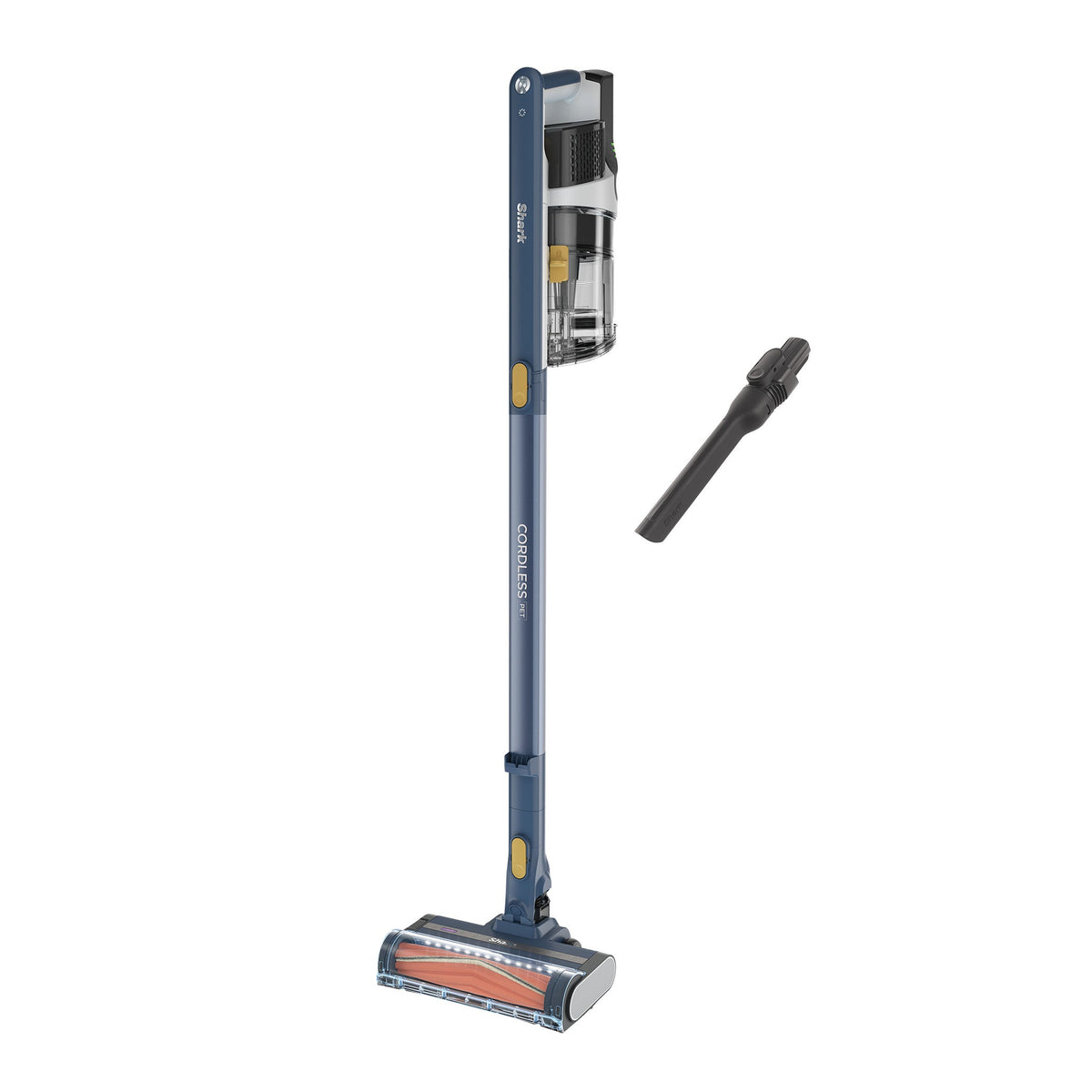 Shark Cordless Stick Vacuum with Anti Hair Wrap - Blue - front view