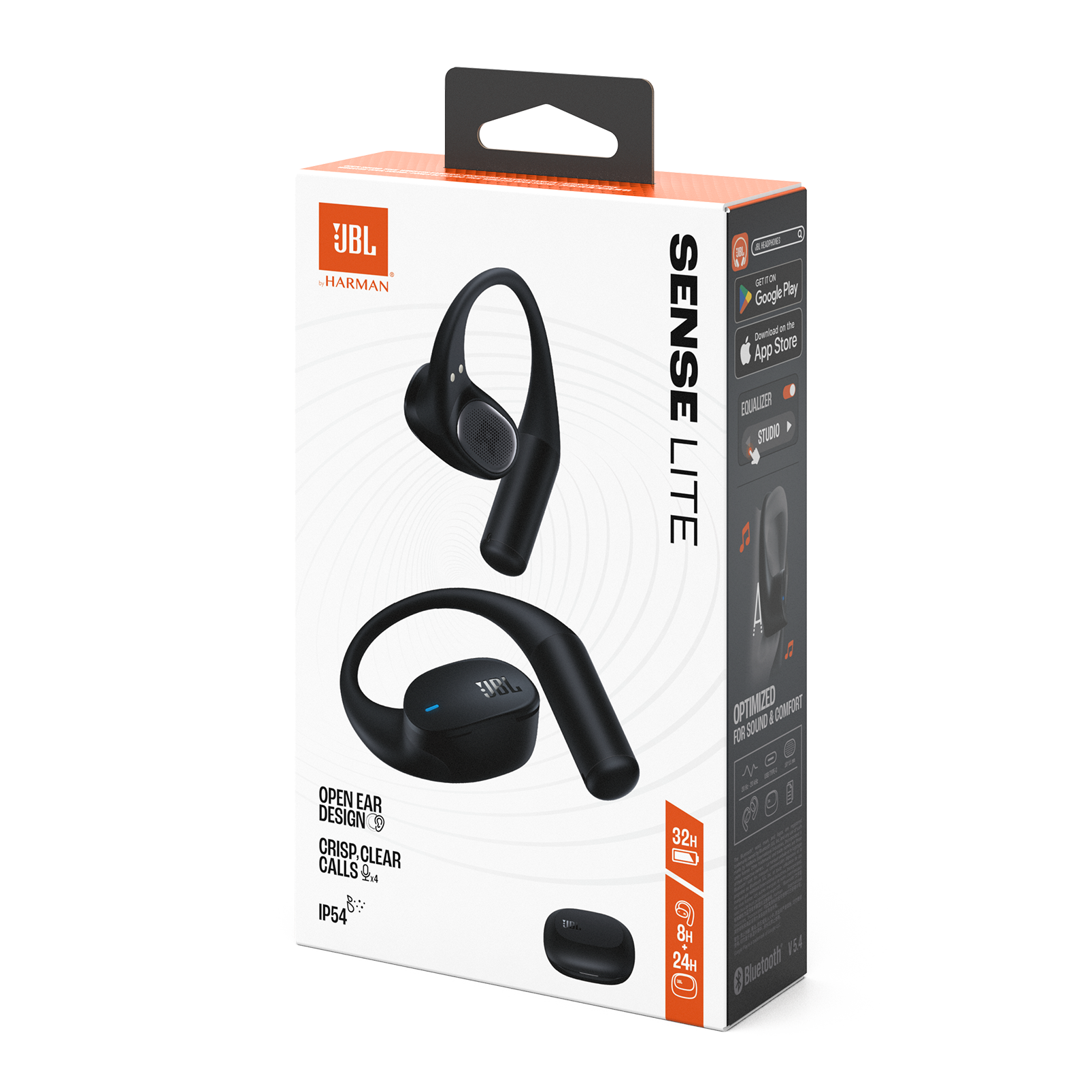 JBL Sense Lite Wireless Open-Ear Headphones Black product image