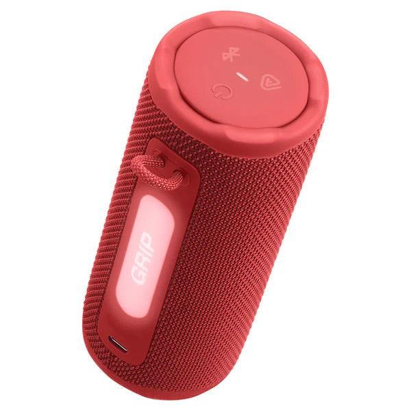 JBL Grip, portable bluetooth speaker, water/dust proof IP68, Auracast and Multi-purpose light | JBLGRIPRED