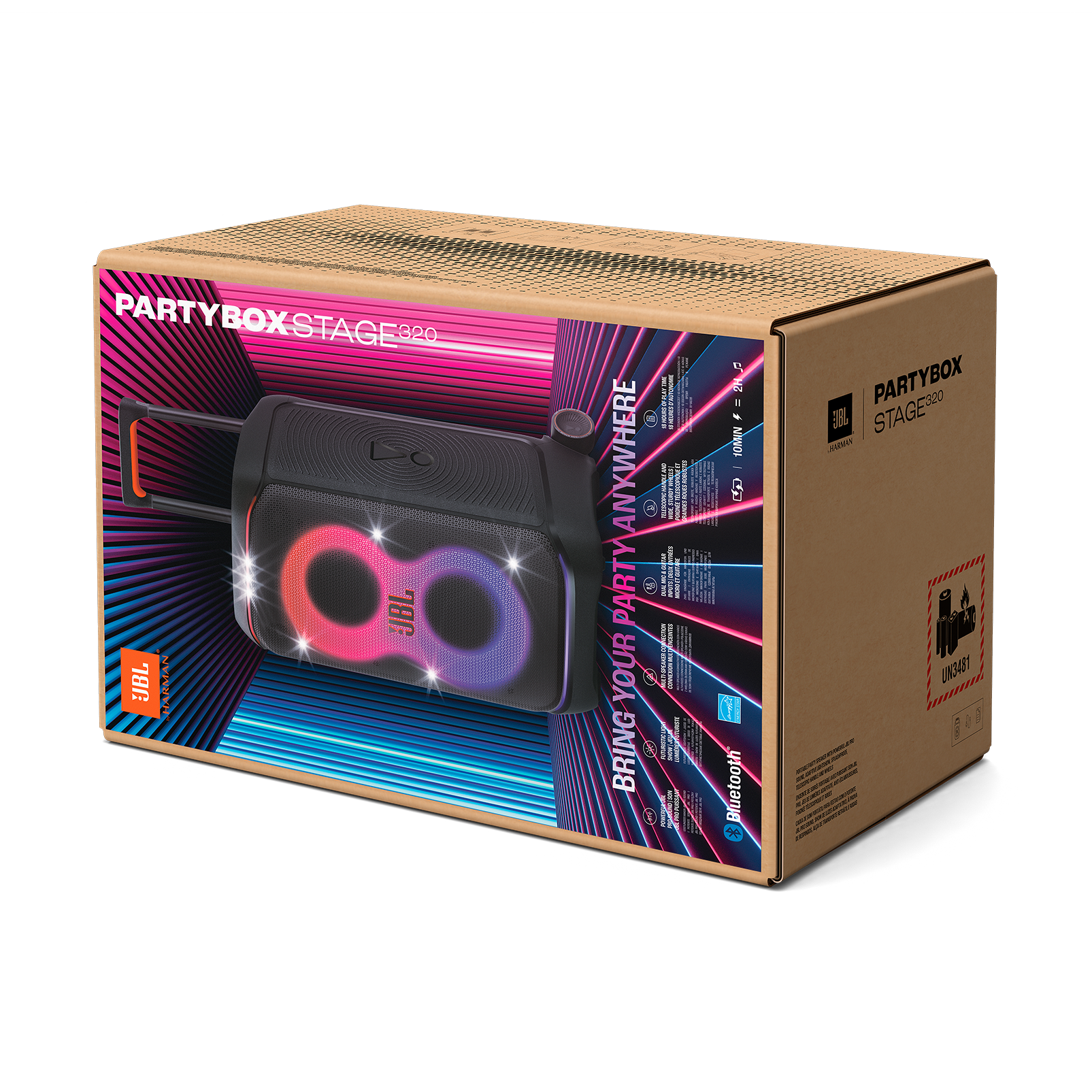 JBL PartyBox Stage 320 Party Speaker product image