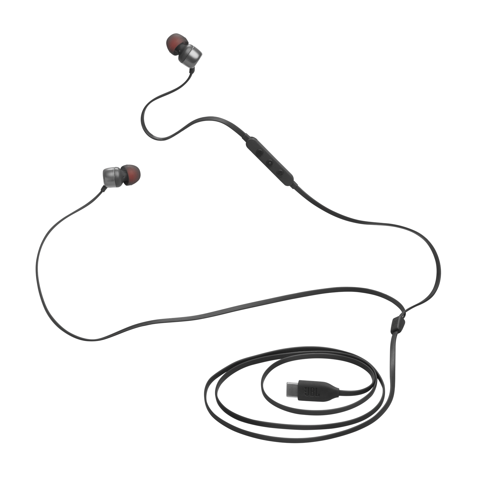 JBL Tune 310C Wired USB-C Earbuds Black product image