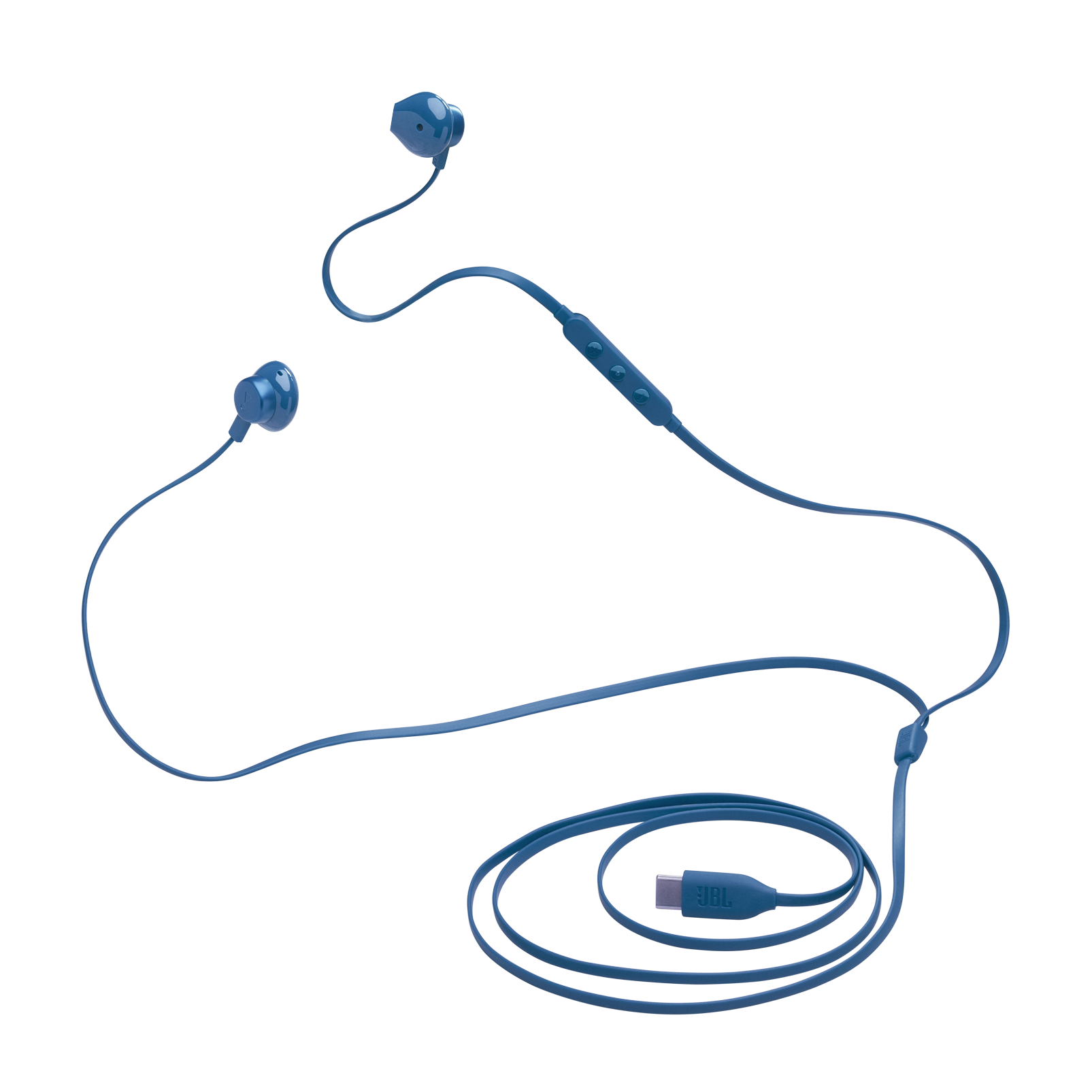 JBL Tune 305C Wired USB-C Earbuds Blue product image