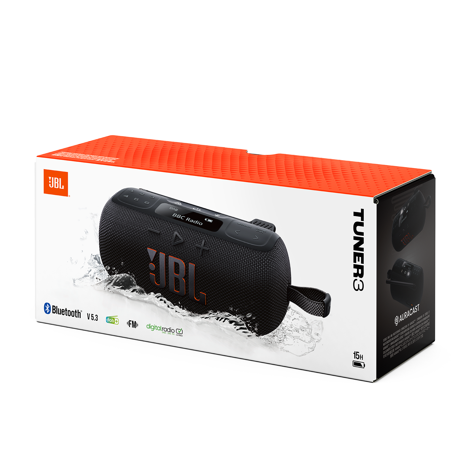 JBL Tuner 3 Portable DAB+/FM Bluetooth Radio product image