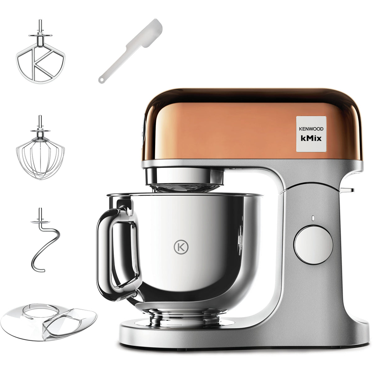 Kenwood kMix Special Edition 5L Stand Mixer 1000W - Rose Gold - with all supplied tools
