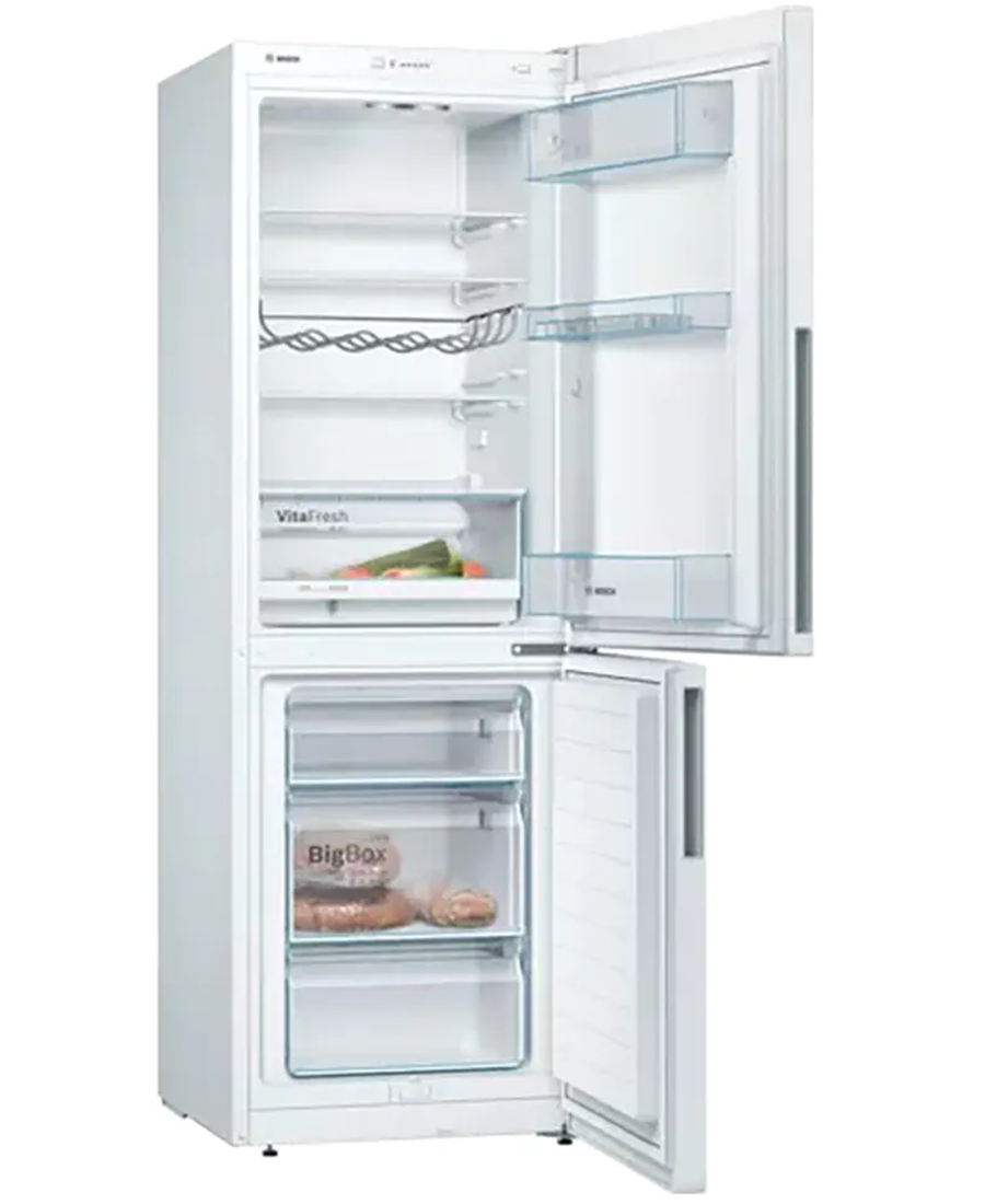 Bosch Serie 4 Freestanding Fridge Freezer 60cm White | KGV336WEAG