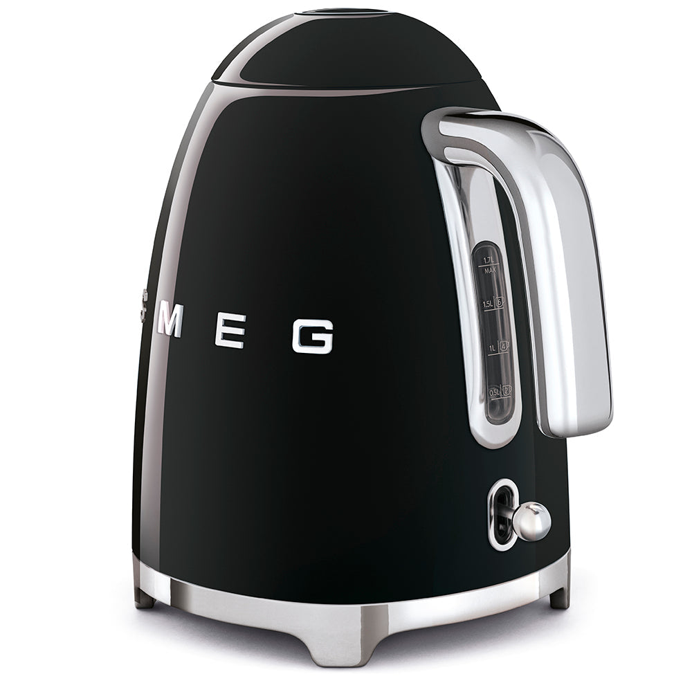 Smeg Retro 50's Style 1.7 Litre Kettle Black | KLF03BLUK