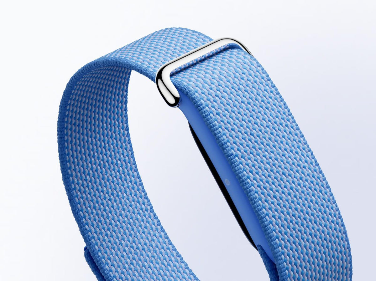 Google Fitbit Air Fitness Tracker - Lavender - angled view