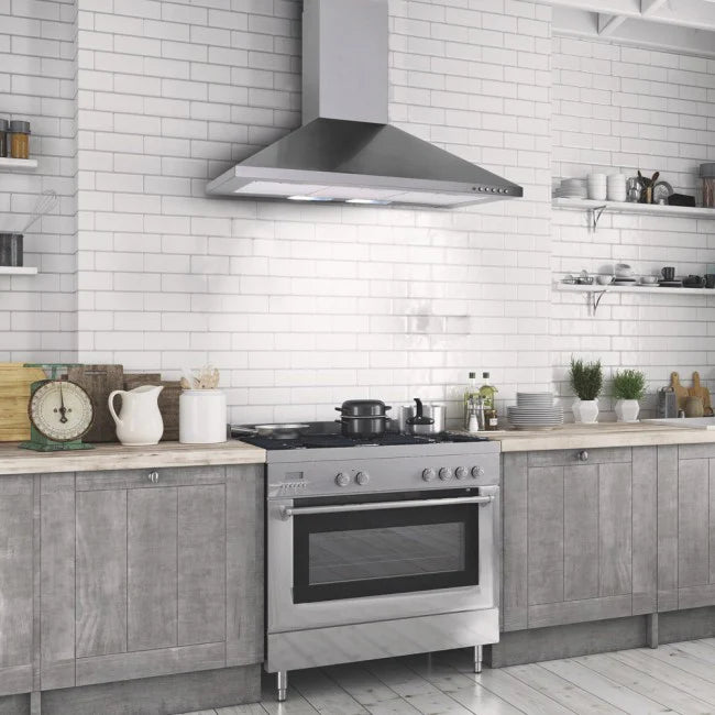 Luxair 90cm Premium Chimney Cooker Hood in Stainless Steel | LA-90-STD-SS