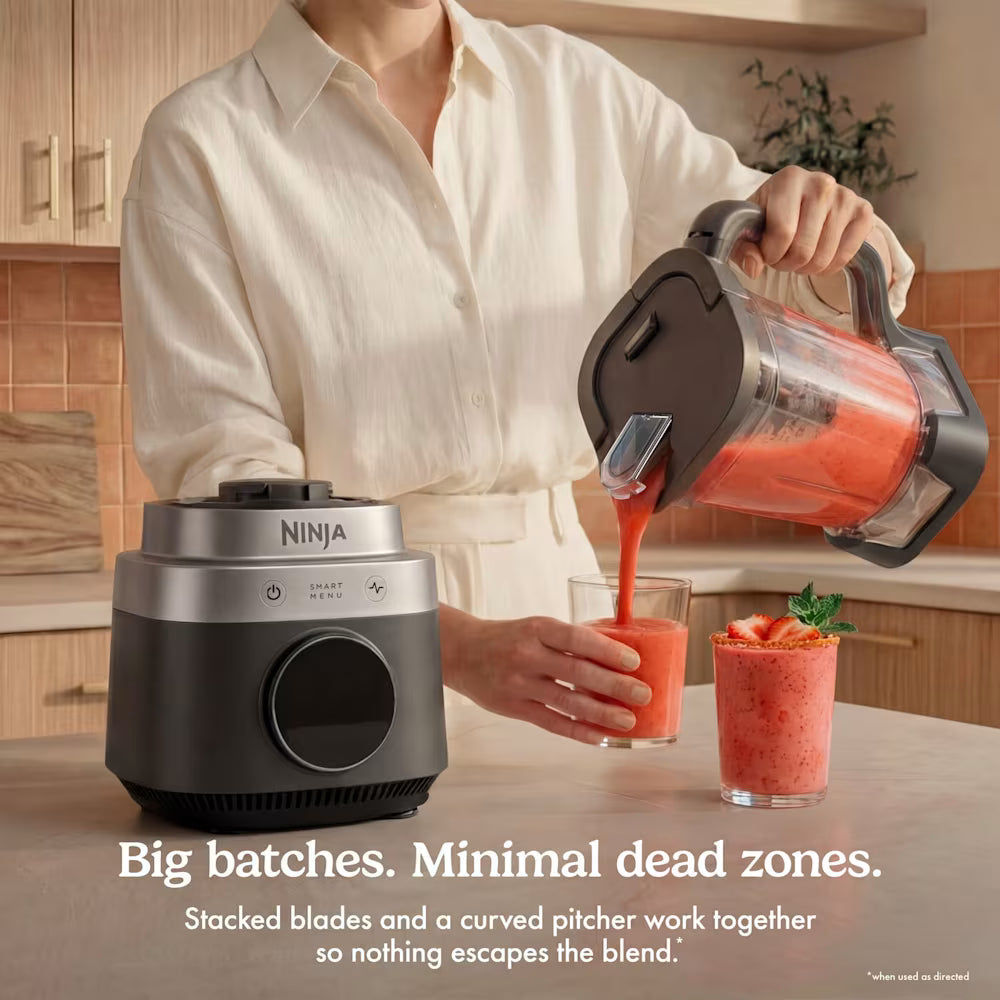Ninja CrushBOSS Intelligent Blender 2.1L - Onyx - big batches, minimal dead zones