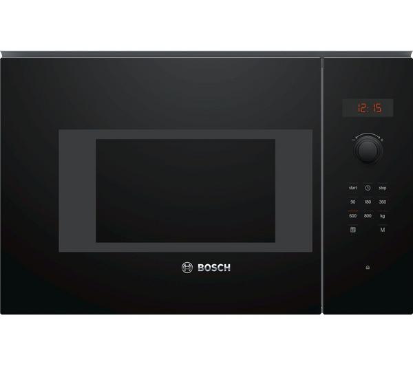 Bosch 800W Integrated Black Microwave | BFL523MB0B