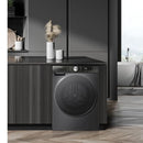 Hisense  5S Series Auto Dosing WiFi-enabled 12 kg 1400 Spin Washing Machine - Black | WF5S1245BB