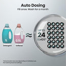 Hisense  5S Series Auto Dosing WiFi-enabled 12 kg 1400 Spin Washing Machine - Black | WF5S1245BB