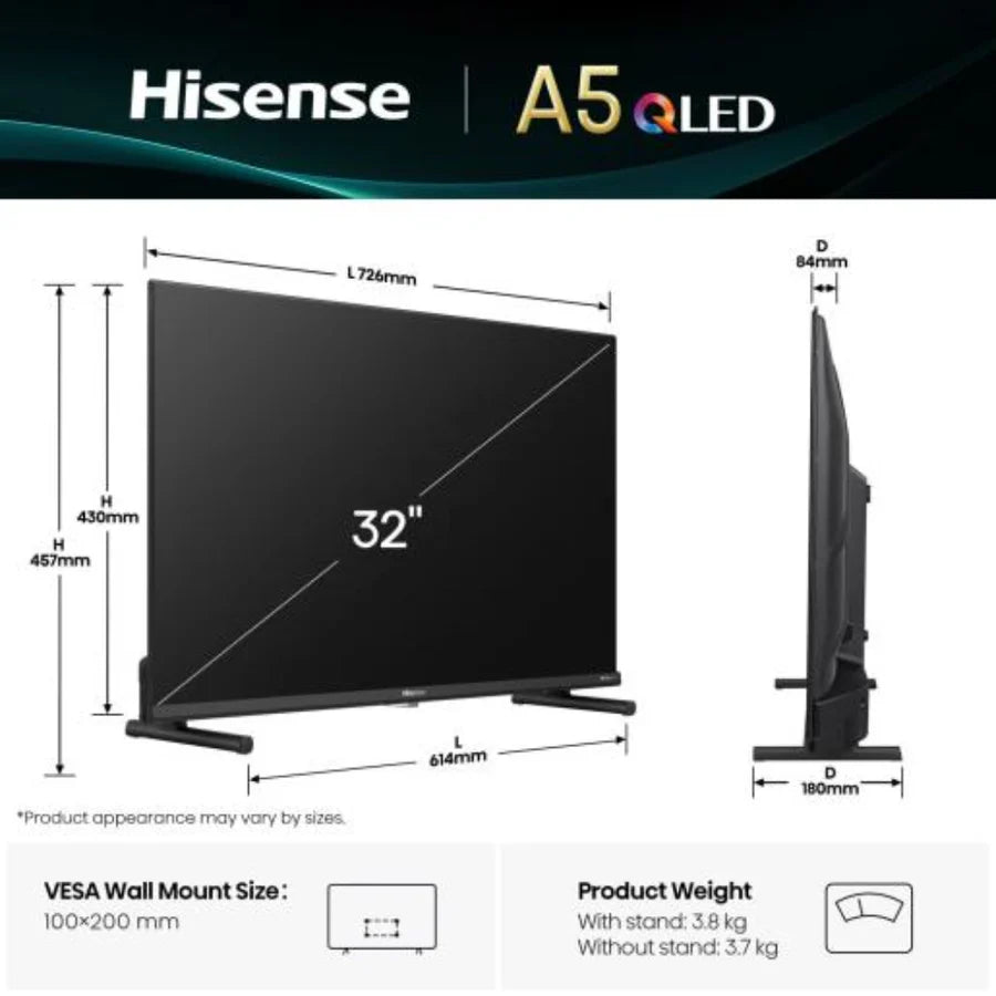 Hisense 32 Inch Full HD QLED Smart TV | 32A59Q