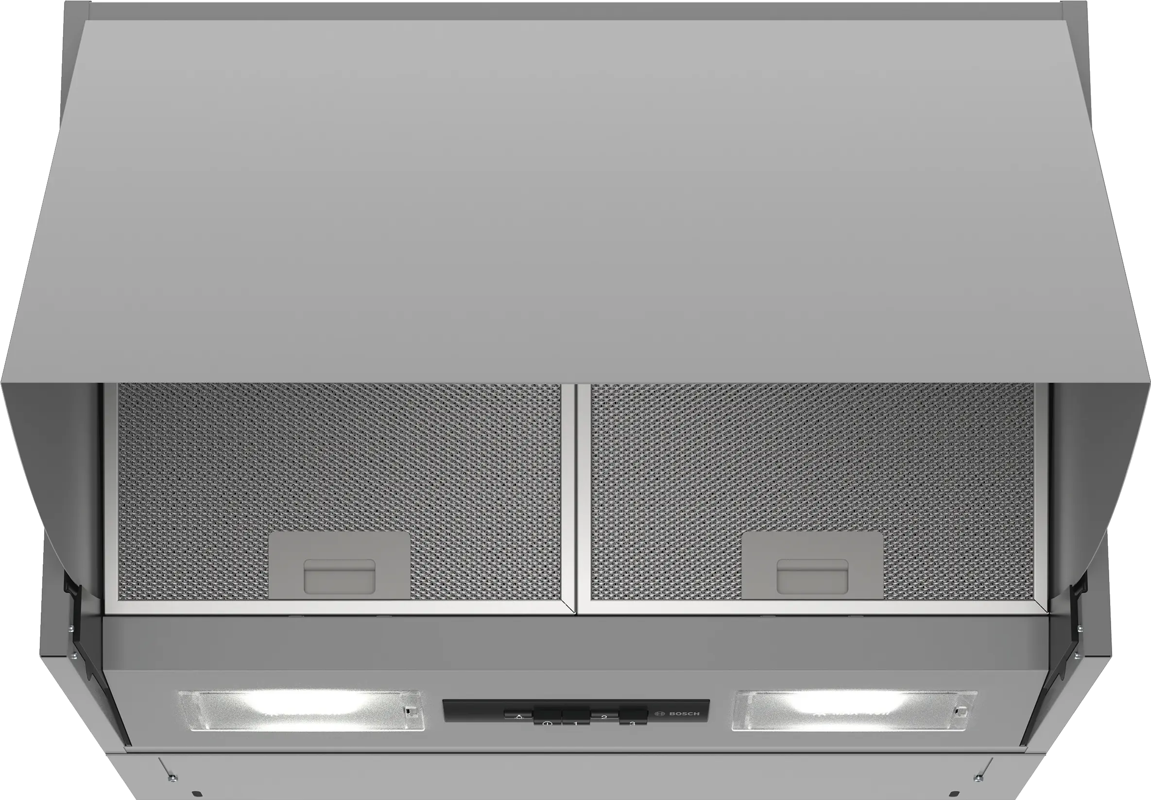 Bosch Series 2 60cm integrated pull-out cooker hood in Silver