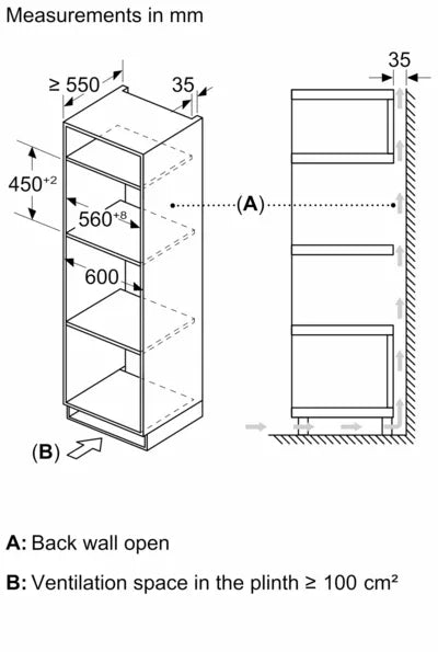 Siemens iQ500, Built-in microwave oven with hot air, 60 x 45 cm, Stainless steel | CM585AGS1B